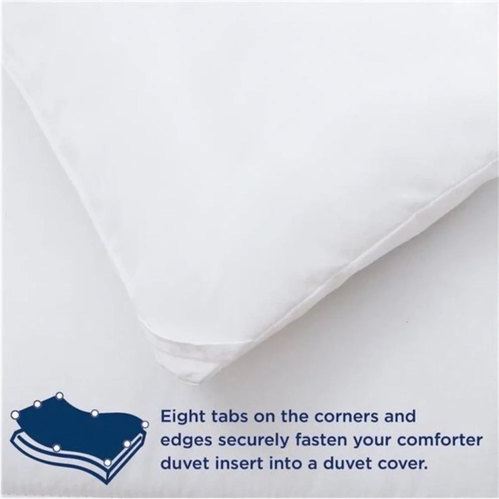Queen Comforter Duvet Insert - Quilted White Comforters Queen Size, All Season
